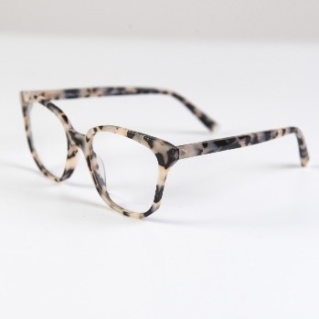 Eyeglasses Women Tortoise Frame Crystal Eyewear Fashion